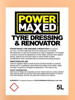 Power Maxed Tyre Shine 5 Ltr